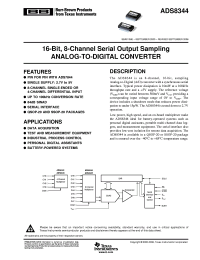datasheet for ADS8344 by Texas Instruments