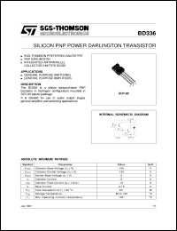 datasheet for BD336 by SGS-Thomson Microelectronics