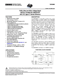 datasheet for DAC8560ICDGKR
 by Texas Instruments