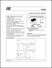 datasheet for L9339 by SGS-Thomson Microelectronics