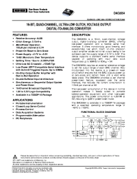 datasheet for DAC8554IPW
 by Texas Instruments