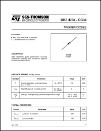 datasheet for DB3 by SGS-Thomson Microelectronics