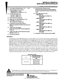 datasheet for MSP430F133 by Texas Instruments
