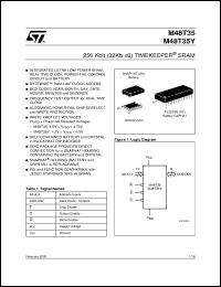 datasheet for M48T35Y by SGS-Thomson Microelectronics