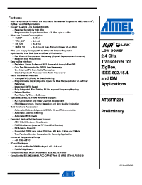 datasheet for AT32UC3A0512 by ATMEL Corporation