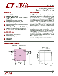 datasheet for LTC4001EUF by Linear Technology