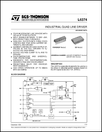 datasheet for L6374DP by SGS-Thomson Microelectronics