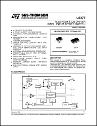 datasheet for L6377 by SGS-Thomson Microelectronics