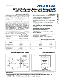 datasheet for MAX5091 by Maxim Integrated Producs