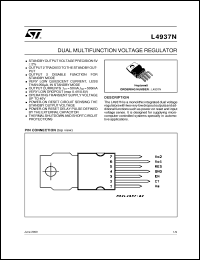 datasheet for L4937N by SGS-Thomson Microelectronics