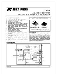 datasheet for L6370D by SGS-Thomson Microelectronics