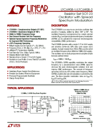 datasheet for LTC6908CDCB-2
 by Linear Technology