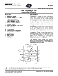 datasheet for ADS5232IPAG
 by Texas Instruments