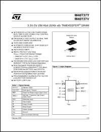 datasheet for M48T37V by SGS-Thomson Microelectronics