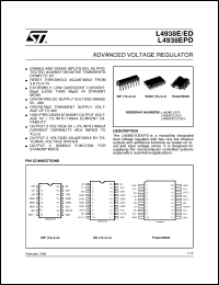 datasheet for L4938ED by SGS-Thomson Microelectronics