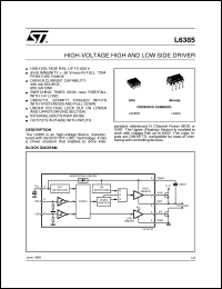 datasheet for L6385 by SGS-Thomson Microelectronics