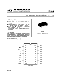 datasheet for L9380 by SGS-Thomson Microelectronics