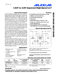 datasheet for MAX13042E by Maxim Integrated Producs