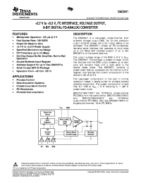 datasheet for DAC5571 by Texas Instruments