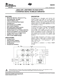 datasheet for DAC5573 by Texas Instruments