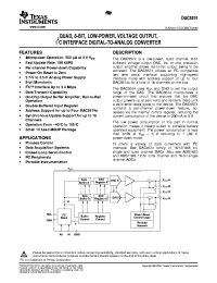 datasheet for DAC5574IDGS
 by Texas Instruments