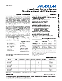 datasheet for MAX16033 by Maxim Integrated Producs