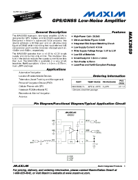 datasheet for MAX2659ELT+ by Maxim Integrated Producs