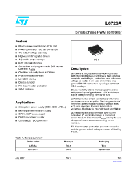 datasheet for L6726ATR
 by SGS-Thomson Microelectronics