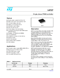 datasheet for L6727 by SGS-Thomson Microelectronics