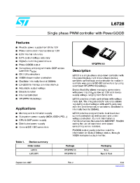 datasheet for L6728 by SGS-Thomson Microelectronics