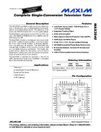 datasheet for MAX3540ULM by Maxim Integrated Producs
