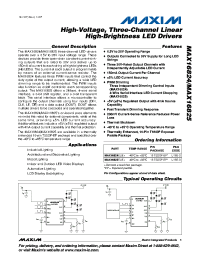 datasheet for MAX16824 by Maxim Integrated Producs