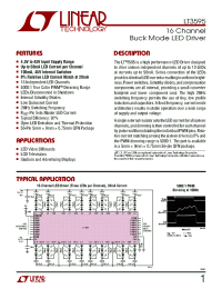 datasheet for LT3595 by Linear Technology
