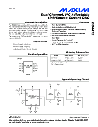 datasheet for DS4412 by Maxim Integrated Producs