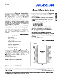 datasheet for DS8113 by Maxim Integrated Producs