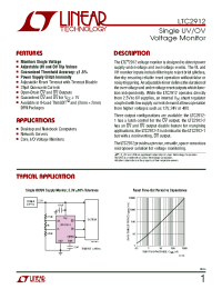 datasheet for LTC2912 by Linear Technology