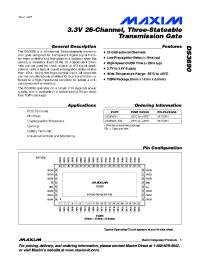 datasheet for DS3690T+TRL by Maxim Integrated Producs