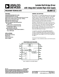 datasheet for ADuM6132 by Analog Devices