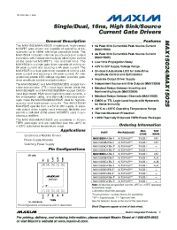 datasheet for MAX15024 by Maxim Integrated Producs