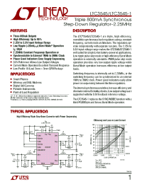 datasheet for LTC3545EUD
 by Linear Technology