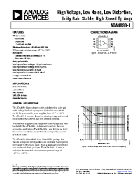 datasheet for ADA4898-1YRDZ by Analog Devices
