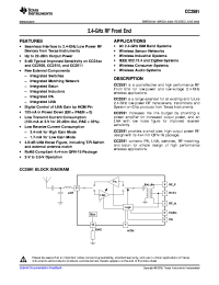 datasheet for CC2591 by Texas Instruments