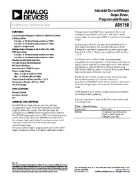 datasheet for AD5750 by Analog Devices