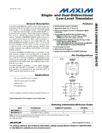 datasheet for MAX13047E
 by Maxim Integrated Producs