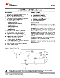 datasheet for CC2590RGVT by Texas Instruments
