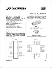 datasheet for M5450 by SGS-Thomson Microelectronics