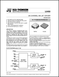 datasheet for L6450 by SGS-Thomson Microelectronics