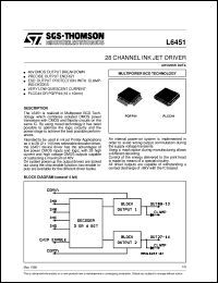 datasheet for L6451 by SGS-Thomson Microelectronics