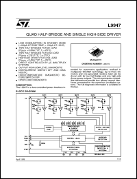 datasheet for L9947 by SGS-Thomson Microelectronics