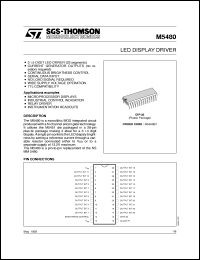 datasheet for M5480 by SGS-Thomson Microelectronics